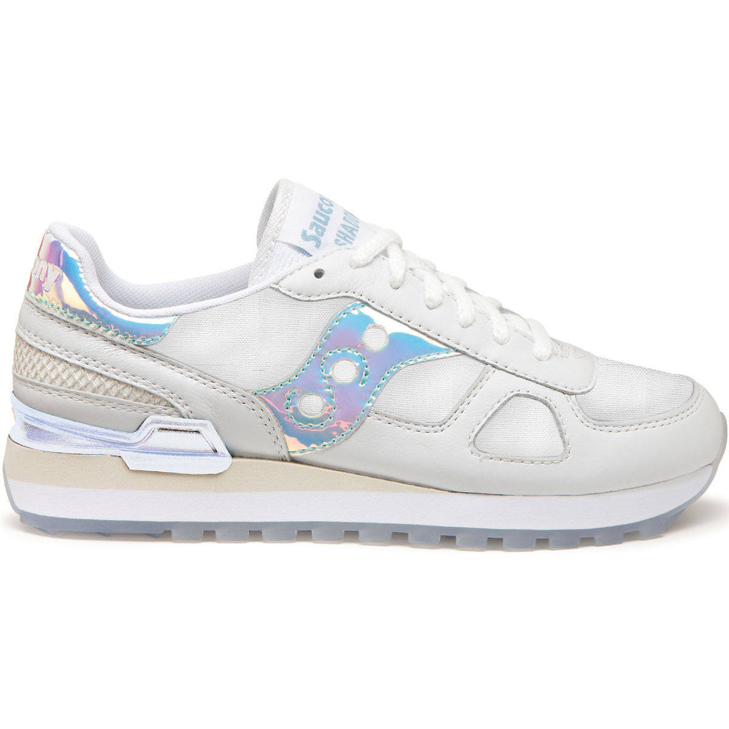 White Iridescent Saucony Shadow Original C4175