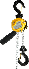 550LBS Manual Lever Chain Hoist 5 Feet Lift G80 Chain with Hook Pack of 2 A889