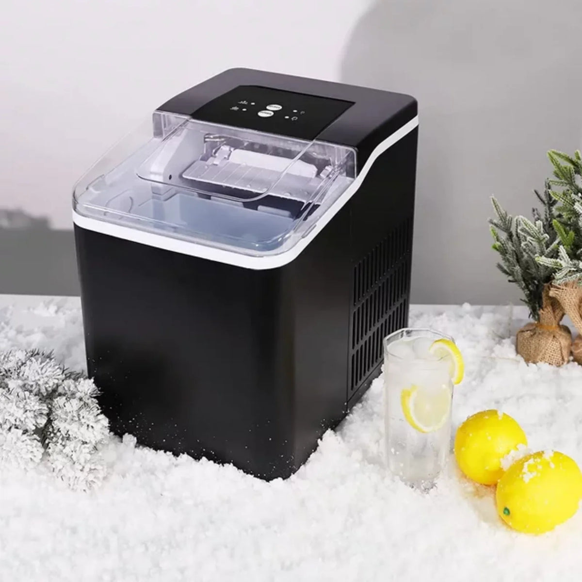 Countertop Ice Maker 2 Ice Sizes 28 lbs Self-Clean S61201