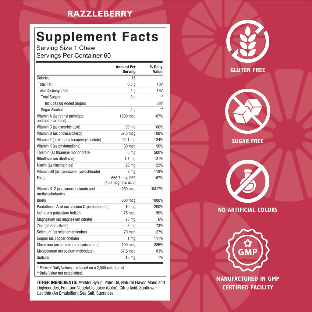 Bariatric Multivitamin Soft Chews, 180 count K397