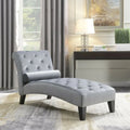 Button Tufted Chaise Lounge Sofa W47679