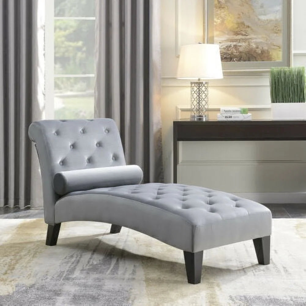 Button Tufted Chaise Lounge Sofa W47679