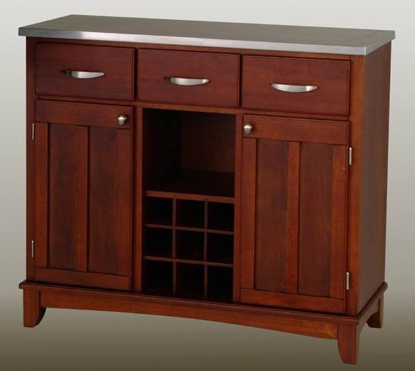 Cherry Hardwood Buffet Server W411