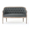 Dark Brown Loveseat P78424