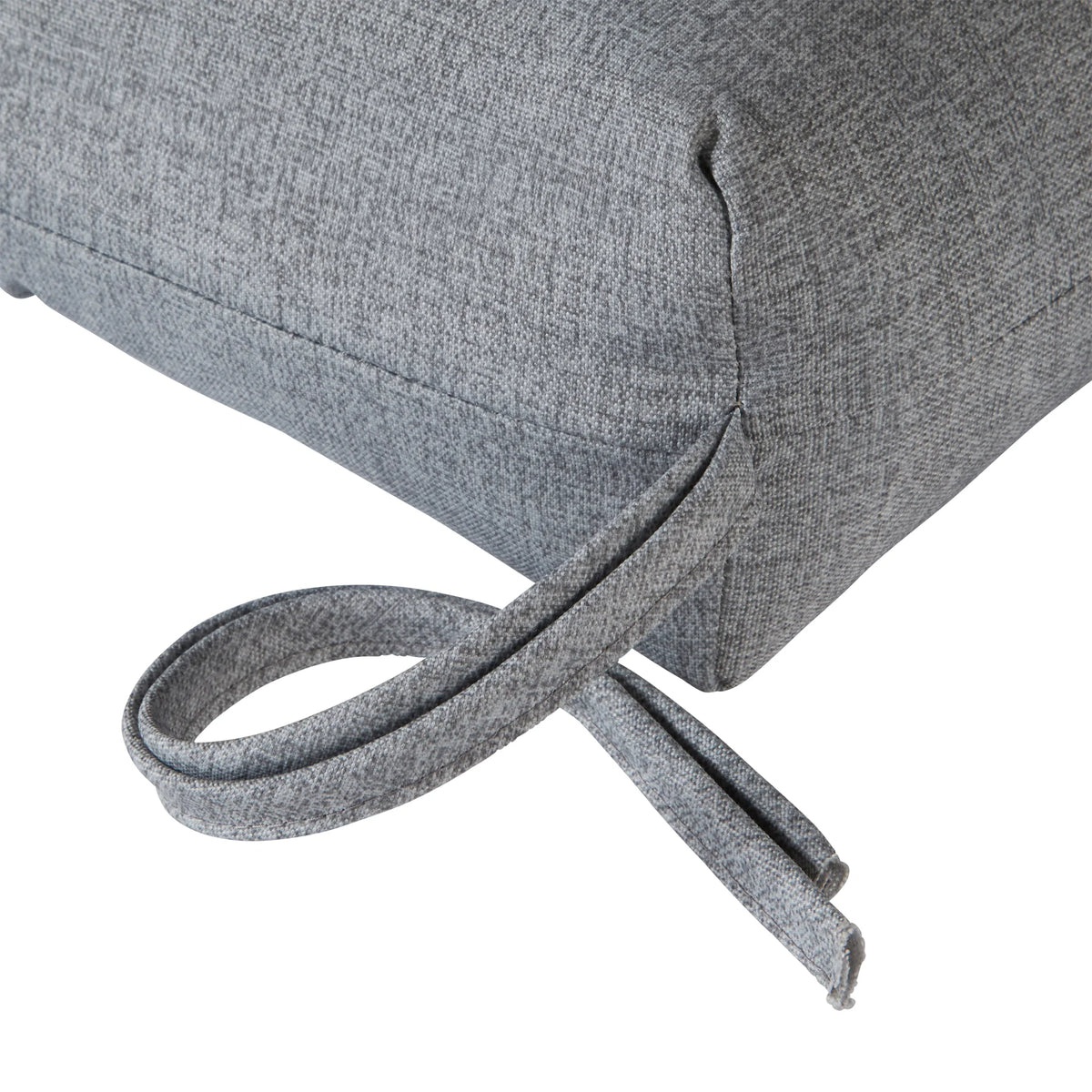 Heather Gray Outdoor High Back Chair Cushion Set of 2 S7883