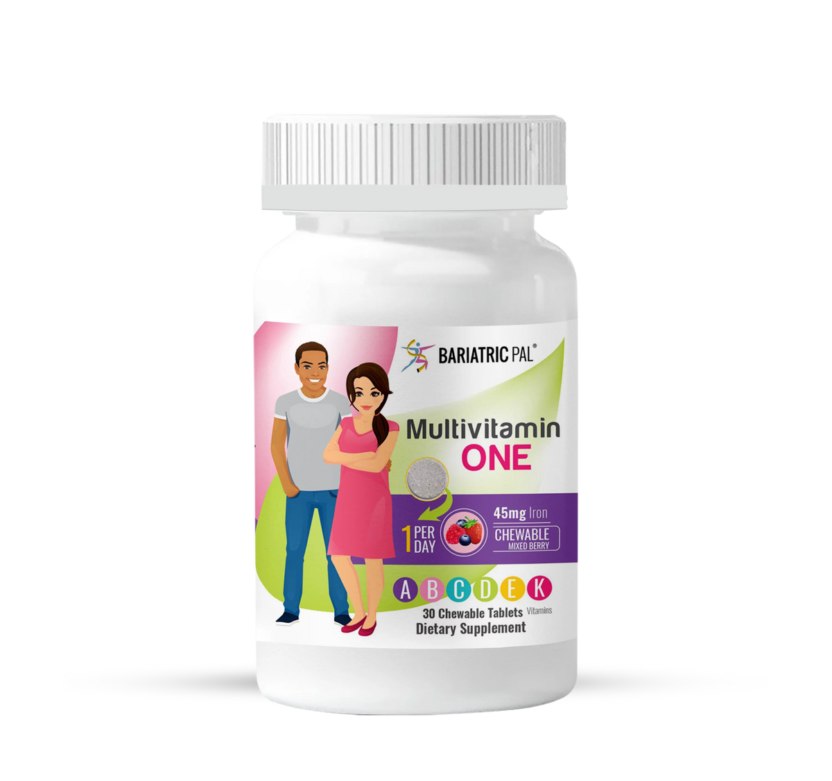 Chewable Bariatric Multivitamin with Iron and Calcium Citrate V120711