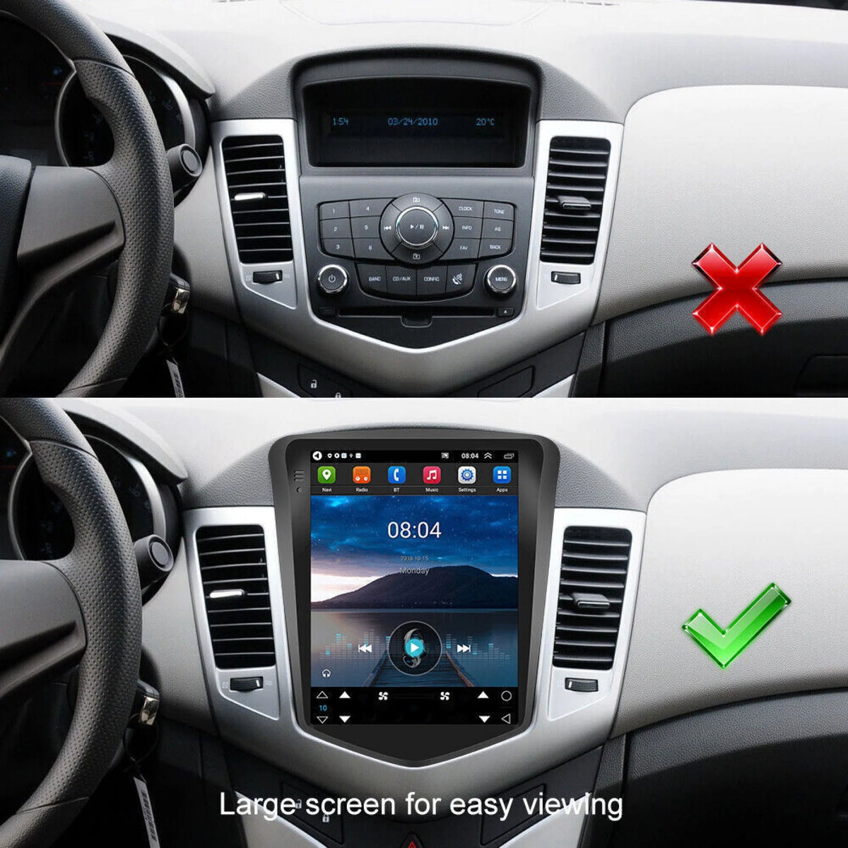 9.7 Android 11 Car Radio Stereo GPS J178