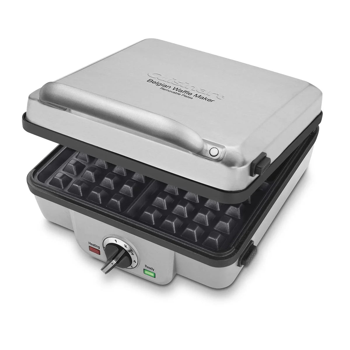 Belgian Waffle Maker with Pancake Plates Silver H5525