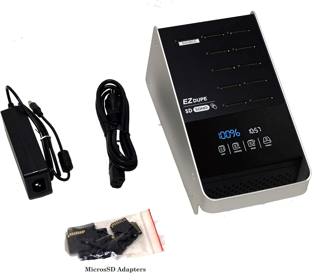 SD Duplicator with Touch Screen for MicroSD SDHC SDXC Memory Card I67499