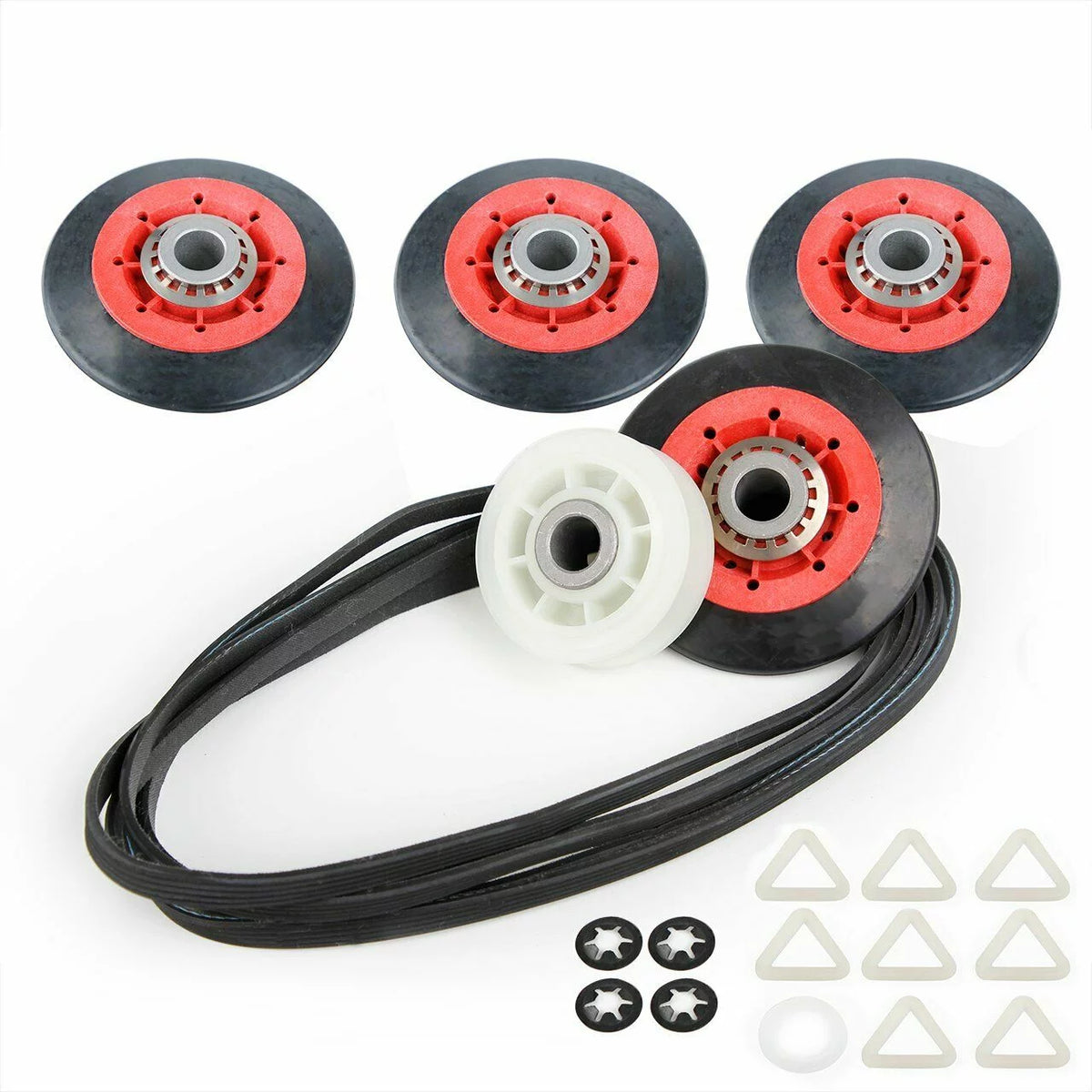 Dryer Repair Kit 4 Rollers Pulley 88" Belt V588043