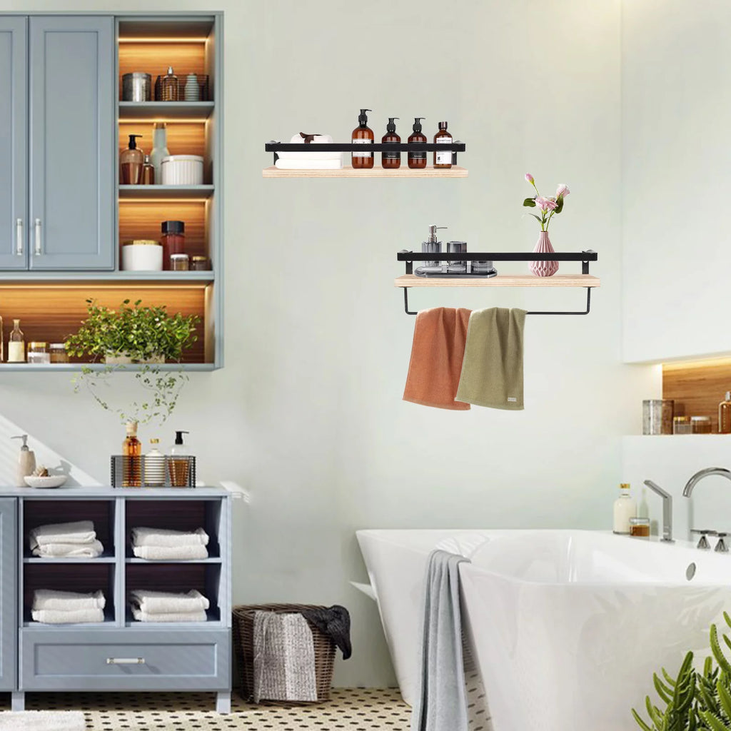 2 Pack Wood Floating Shelves I7307