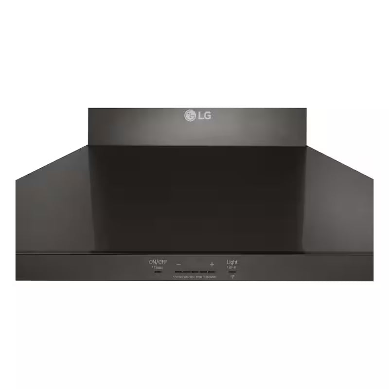 36 in. Smart Wall Mount Range Hood Black Stainless Steel L7549