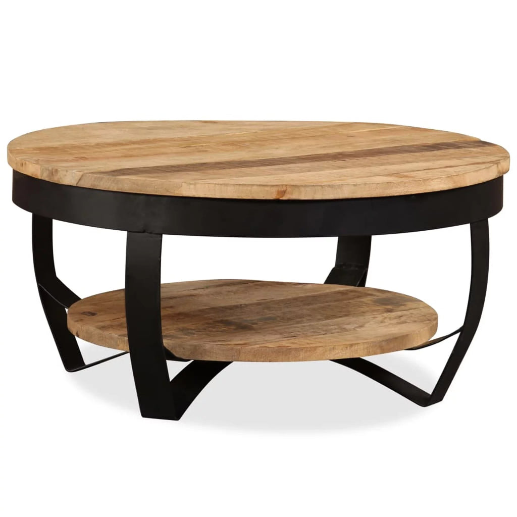 Solid Rough Mango Wood Coffee Table J9467