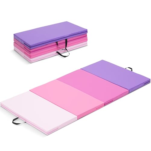 Gymnastics Mat 6'x3'x2'' Foldable Exercise Mat H110683