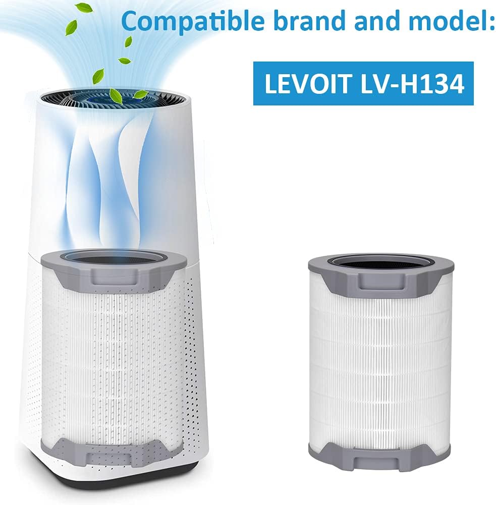 1 Pack True HEPA Activated Carbon Air Purifier Filter K40216