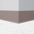 Dark Beige Vinyl Cove Molding with Toe Z482