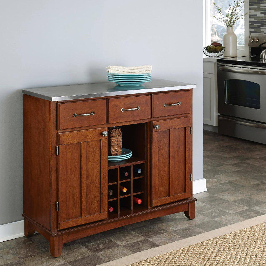 Cherry Hardwood Buffet Server W411