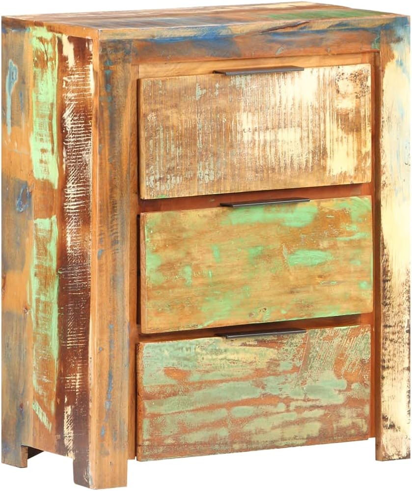 Solid Acacia Wood Sideboard with Drawer and Storage Cabinet V278