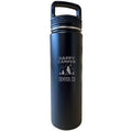 32 Oz Engraved Black Insulated Stainless Steel Water Bottle Tumbler T505806