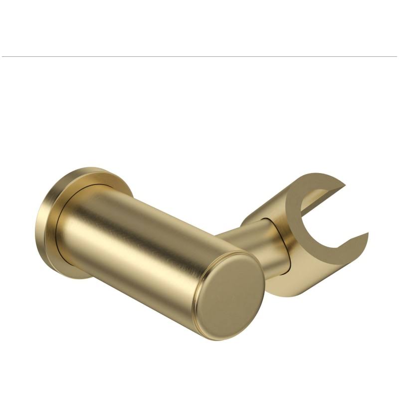 Wall Mount Handshower Holder Satin Unlacquered Brass B323834