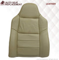 Leather Seat Cover for Ford F250 F350 in Medium Parchment Tan Driver & Passenger N328