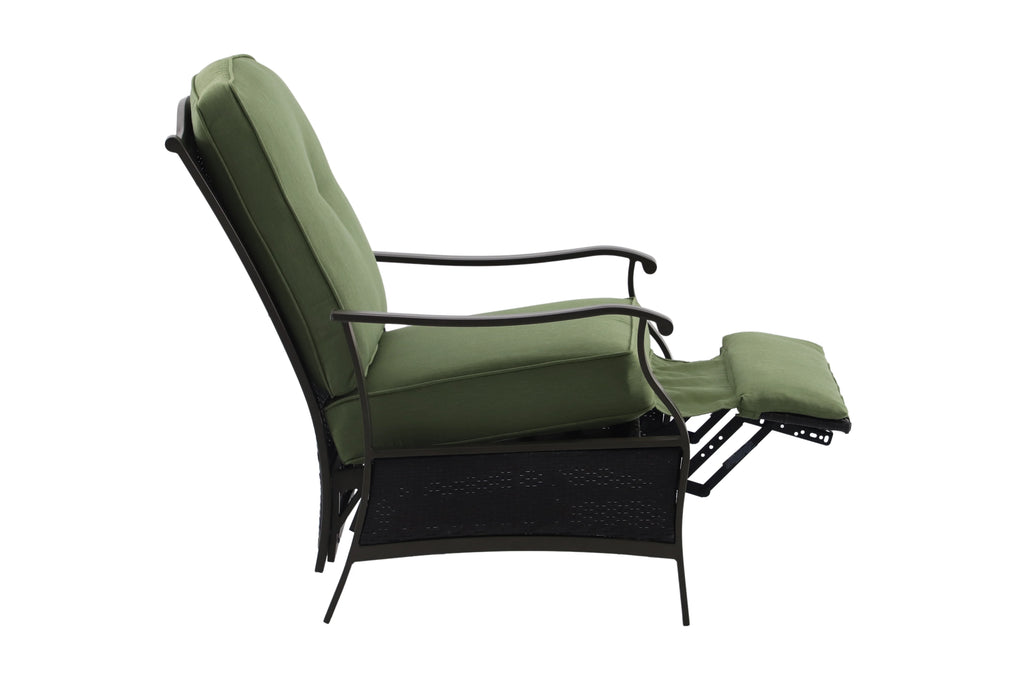 Green Steel Outdoor Recliner N6471
