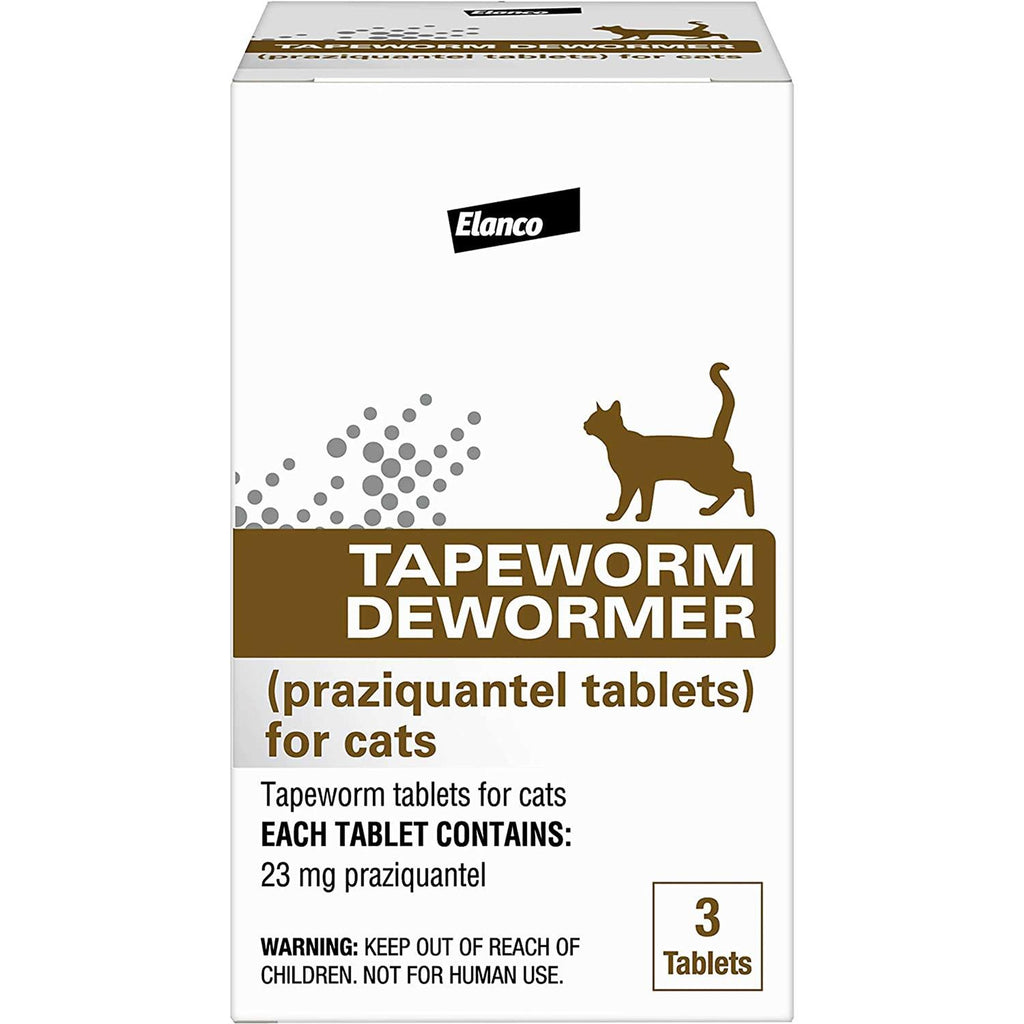 Tapeworm Dewormer Tablets for Cats, Pack of 3 X256