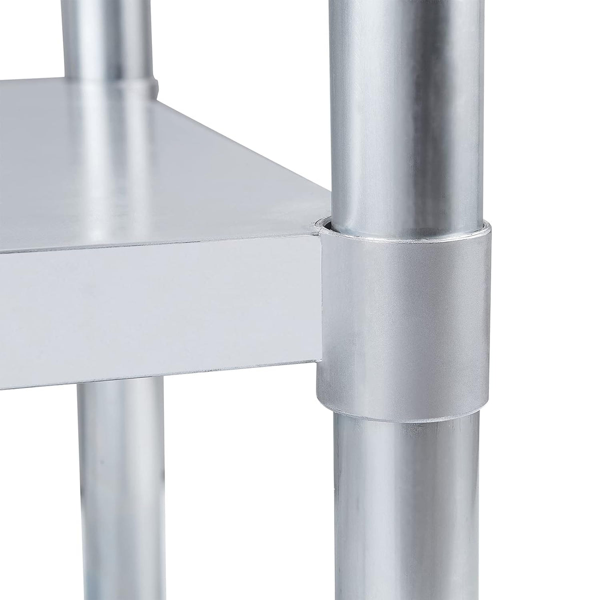 Stainless Steel Table 24 x 60 Inches with Caster Wheels and Undershelf P187