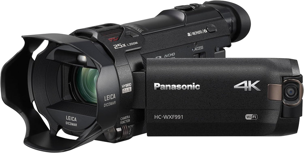 4K Ultra HD Video Camera Camcorder with 20X Optical Zoom, HDR Capture, Wi-Fi (Black) H477