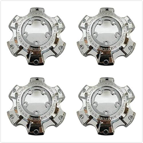Chrome Wheel Rim Center Hub Cap (4) F124