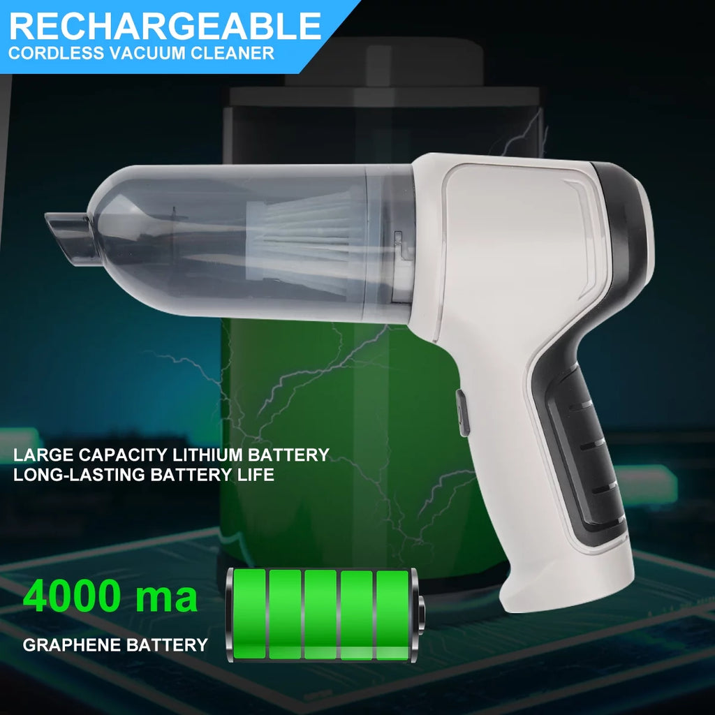4 In 1 Handheld Wireless Car Vacuum Cleaner 9000Pa Strong Suction Mini Cleaner R264319