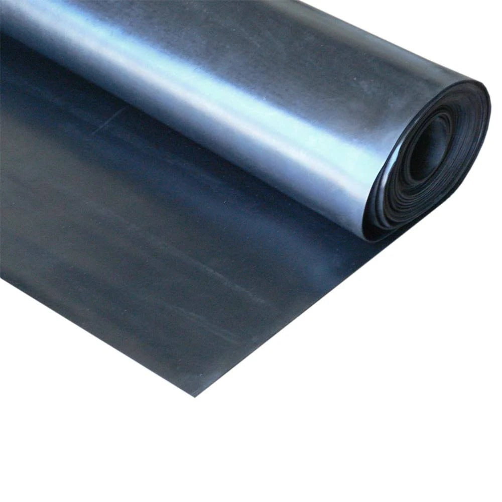Black 1/4 in. x 36 in. x 144 in. 60A Rubber Sheet N55726
