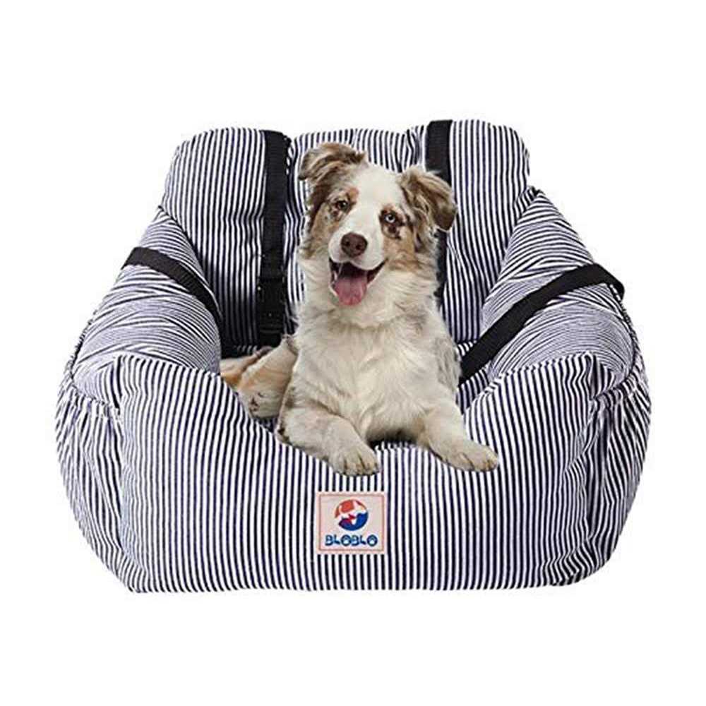 Dog Car Seat Pet Booster Seat with Storage Pocket S846955