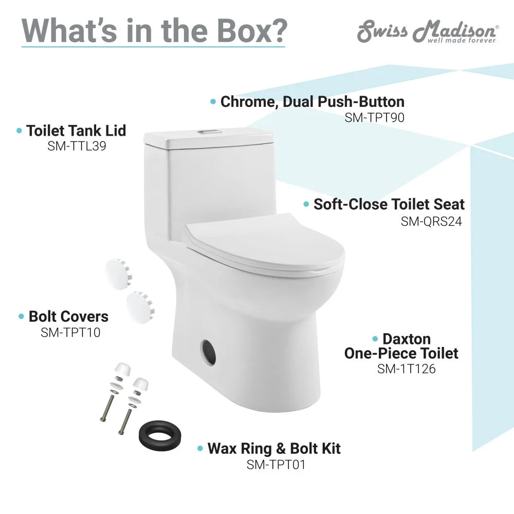 One-Piece Elongated Dual-Flush Toilet R867011