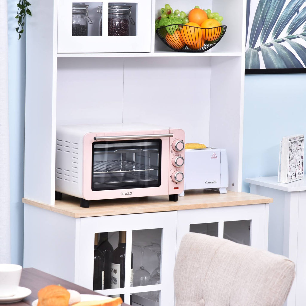 White Kitchen Pantry Cabinet P78431