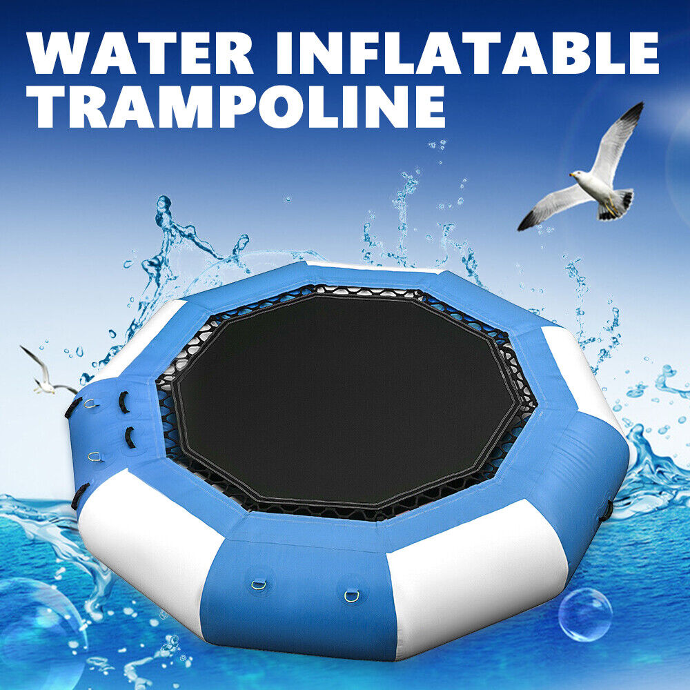 Blue Inflatable Water Trampoline A527