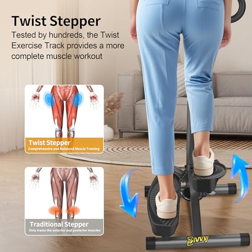 Stepper Machine with Resistance Bands, 300LBS Weight Capacity, Adjustable Step Height U927621