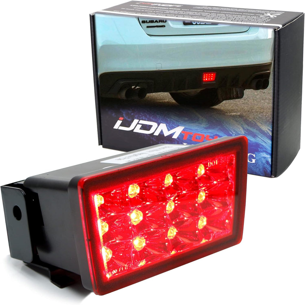 Red Lens Full LED Rear Fog Light Kit Pack of 2 B73018