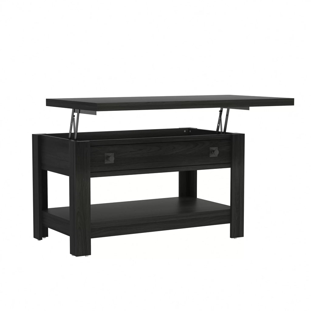Black Wood Lift Top Coffee Table I919870