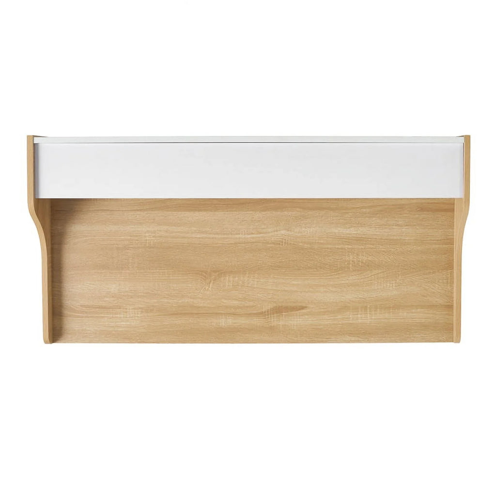 Oak and White Computer Desk Z2894