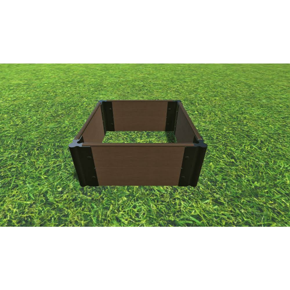 Tool-Free Uptown Brown Raised Garden Bed Z12272
