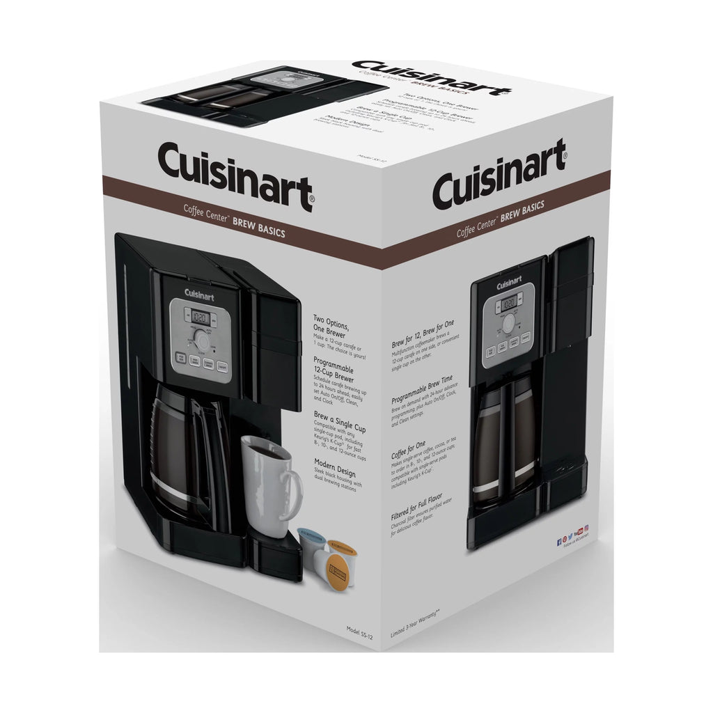 12 Cup Programmable Single-Serve Brewer, Black P564