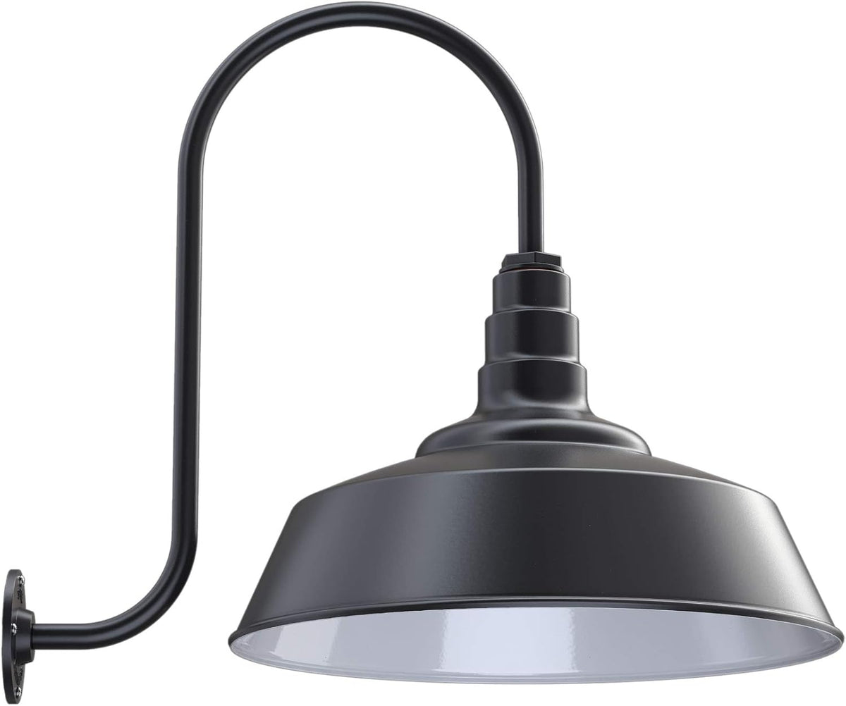 20 inch Dome Gooseneck Outdoor Wall Mounted Barn Light I60910