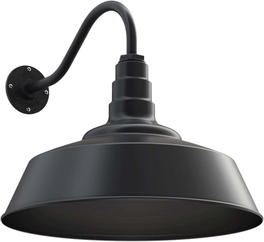 20 inch Dome Gooseneck Outdoor Wall Mounted Barn Light I60910