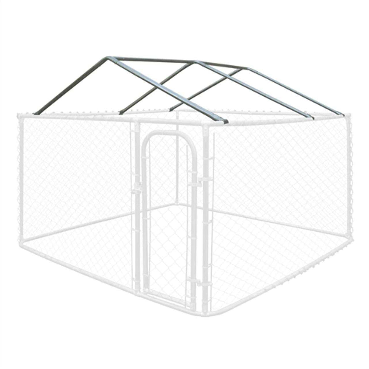 7.5 x 7.5 ft. Galvanized Steel Chain Link Dog Kennel Roof Frame I61705
