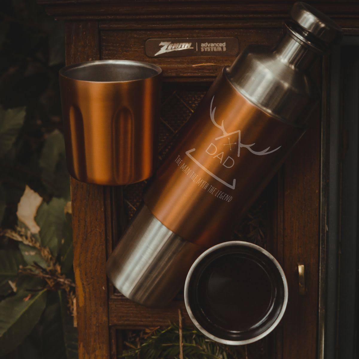 Brushed Stainless 750ml Flask Y221254