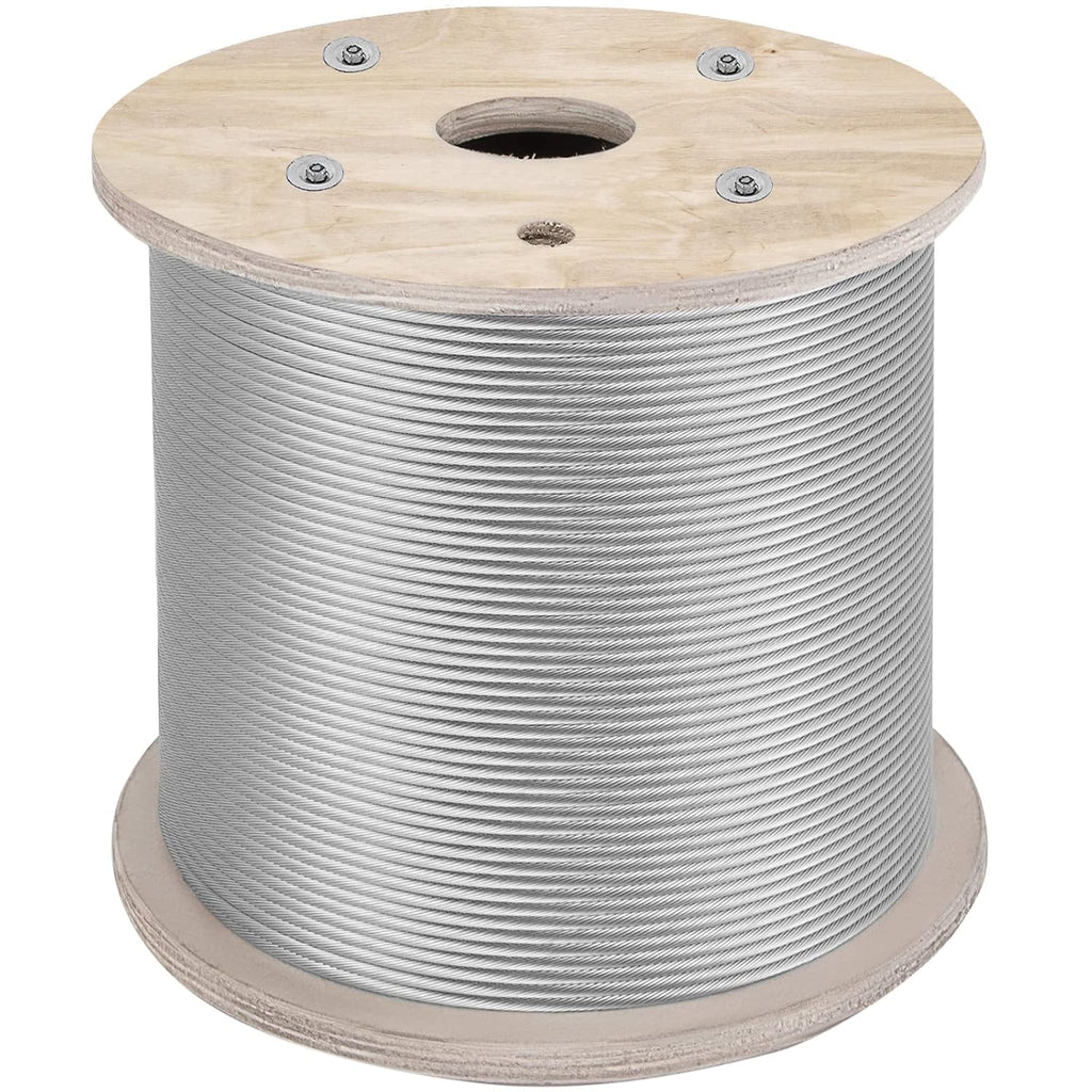 500FT 1/8 Inch Stainless Steel 1x19 Wire Rope M79777