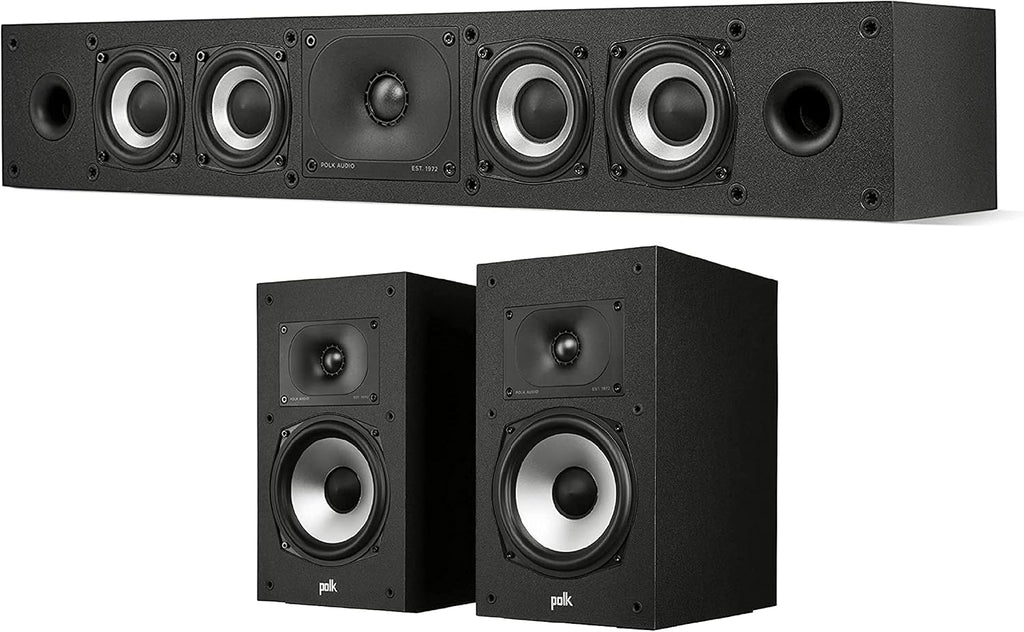 Pair of Midnight Black Bookshelf or Surround Speakers P5769