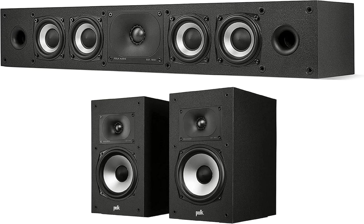 Pair of Midnight Black Bookshelf or Surround Speakers P5769