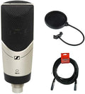 Condenser Microphone with Pop Filter and XLR to XLR Cable F8938